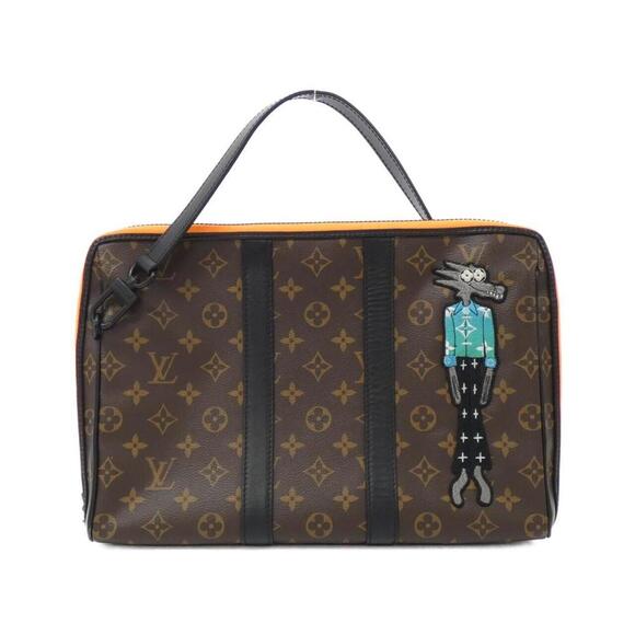 LOUIS VUITTON Black Monogram Pouch - Picture 1 of 10